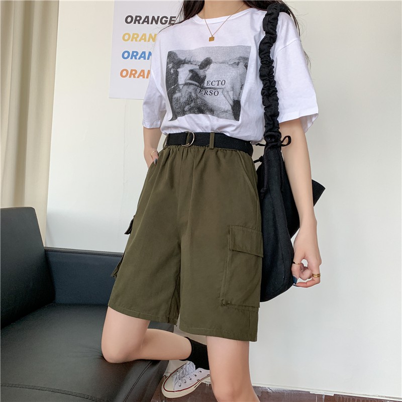 [SẴN] Quần shorts Khaki nữ Ulzzang Quảng Châu QLK3