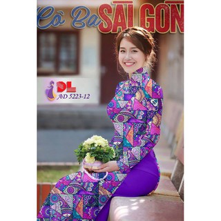 Vải áo dài lập thể 3d