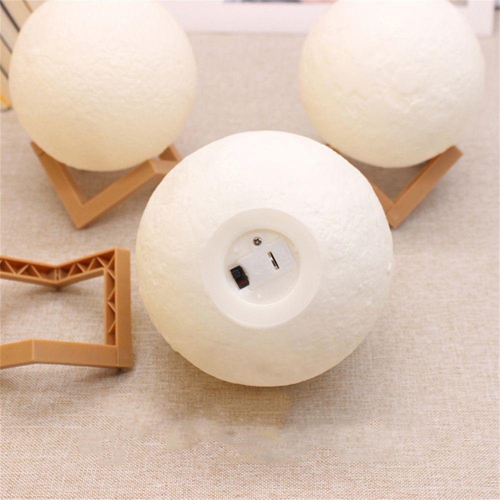 YIYU Đèn Mặt Trăng Nhiều Màu Sắc Không Độc Hại Thân Thiện Với Môi Trường Kèm Giá Đỡ