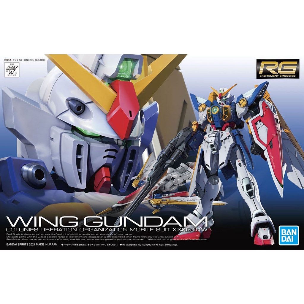 Mô hình RG 35 1/144 Wing Gundam (TV ver.) - Chính hãng Bandai Nhật Bản