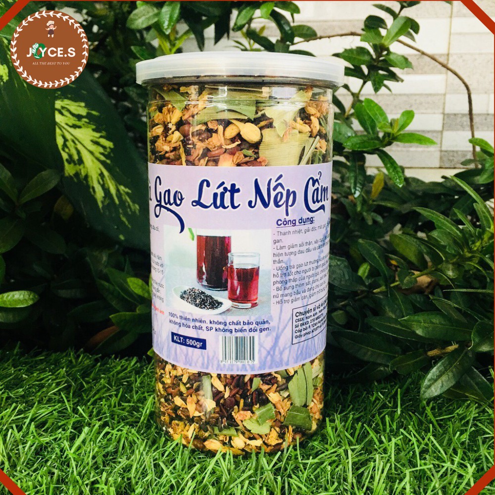 🍵[500g] Trà Gạo Lứt Nếp Cẩm Cải Thiện Đau Xương Khớp 500g có chứng nhận VSATTP