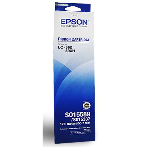 Ruy băng Epson LQ-590 (S015589) Black Ribbon Cartridge Chính hãng