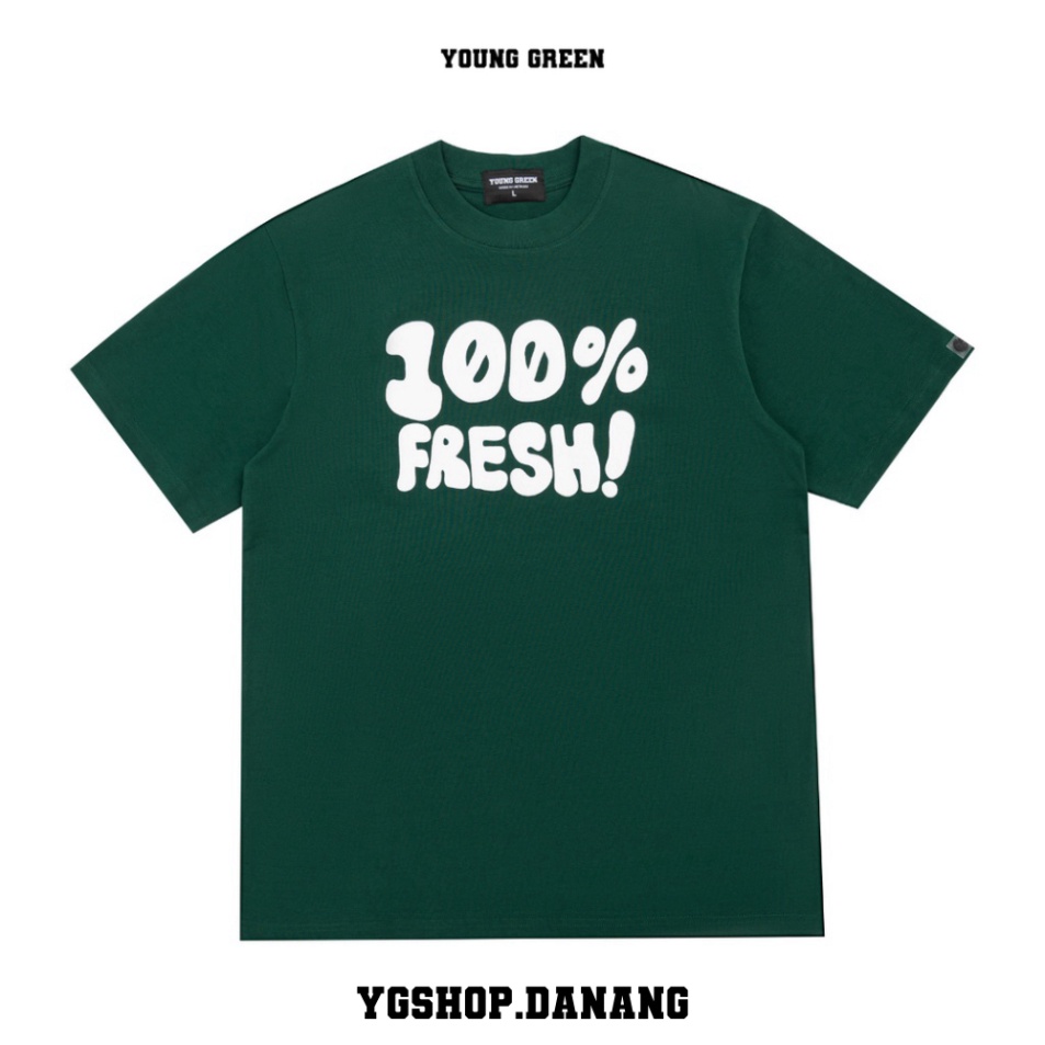 Áo Thun Unisex Summer YOUNG GREEN 100% Fresh chất liệu 100% Thun Cotton vải 250gsm [ygshop.danang]