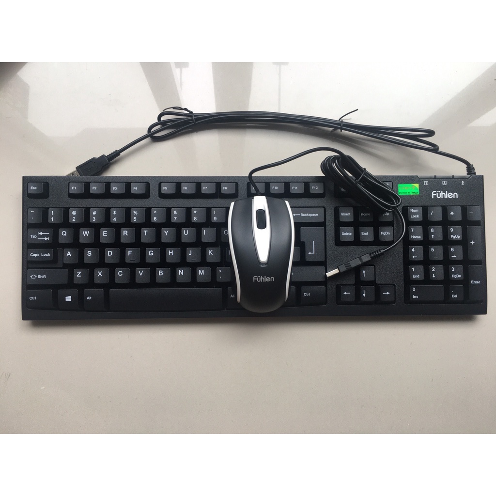 Combo Bộ Bàn Phím Fuhlen L411 và Chuột Fuhlen L102 Hàng Chính Hãng