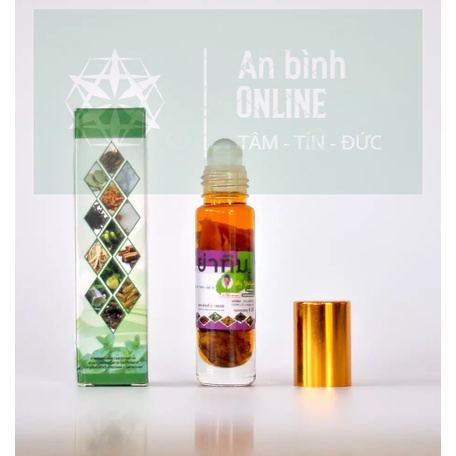 Dầu lăn sâm thảo dược 13 vị Bà Già Otop Yatim Brand Thái Lan 8ml