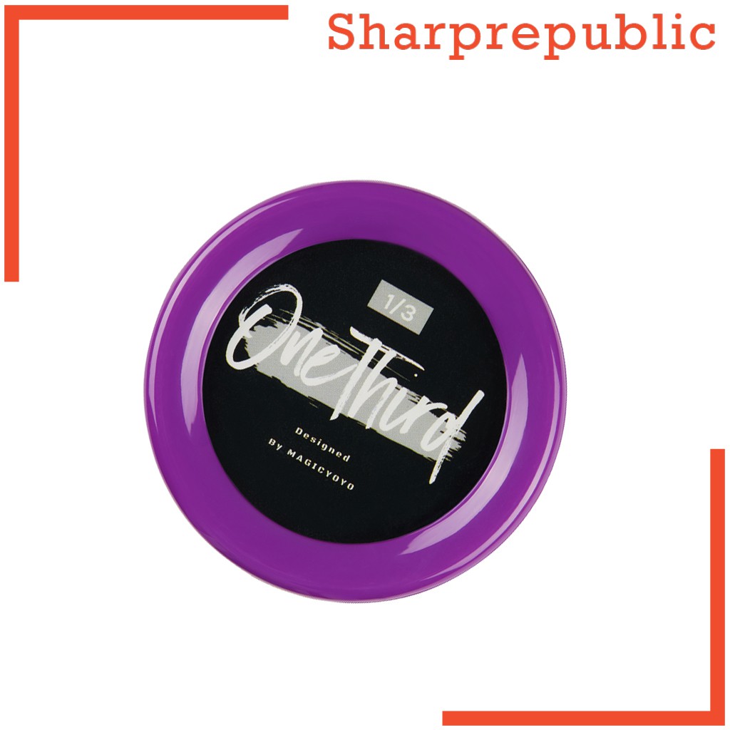 [SHARPREPUBLIC]  Responsive YOYO D2 1/3 One Third ABS Professional Yo-yo Ball for 1A 2A 3A 5A String Trick Play Spin Toy - Purple