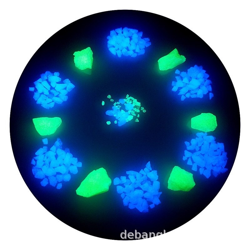 Đá phản quang trang trí sân vườn sỏi huỳnh quang lát sân vườn,bể cá - Đá vụn dạ quang phát sáng trong đêm