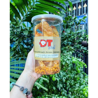 Da heo sấy giòn xốc muối ớt (không chiên)