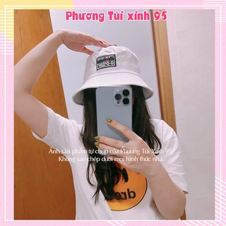 Mũ bucket vành tròn trơn vải cotton IT SO NICE cho nam và nữ Phuongtuixinh MVT04
