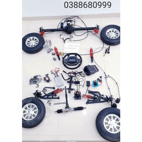 TRỌN BỘ CHẾ XE CÓ CẦU VISAI MOTO 3pha