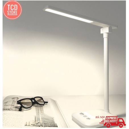 (TCD02) Đèn Bàn Học USB Di Động Cao Cấp– 03 Chế Độ Ánh Sáng Vàng Bảo Vệ Mắt Chống Cận
