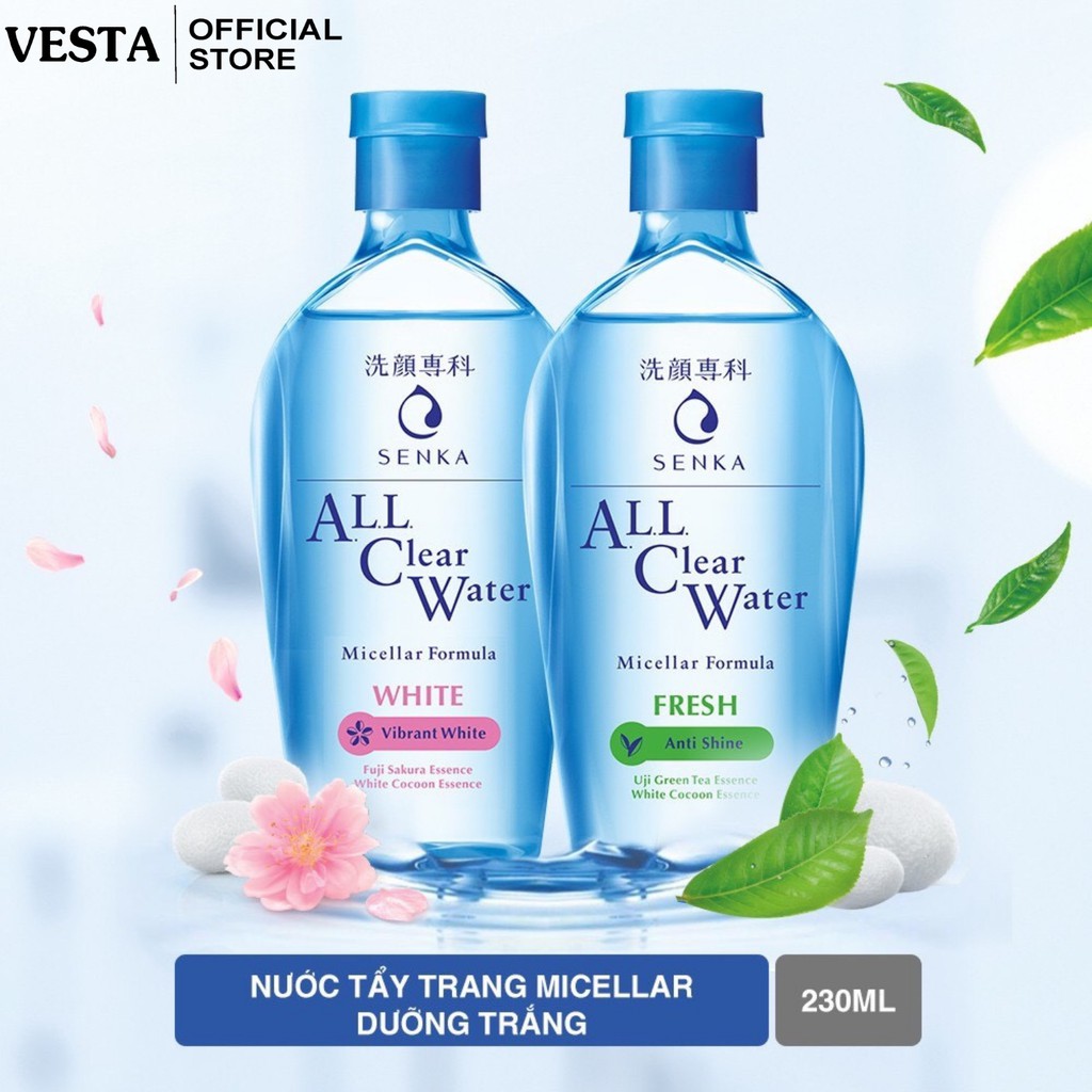 Nước Tẩy Trang Senka All Clear Water Micellar Formula 230ml | BigBuy360 - bigbuy360.vn