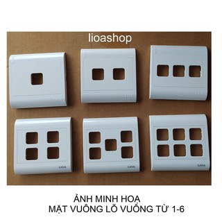 MẶT VUÔNG 4 LỖ VUÔNG LiOA.