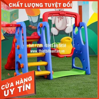 Cầu trượt xích đu con voi VS3