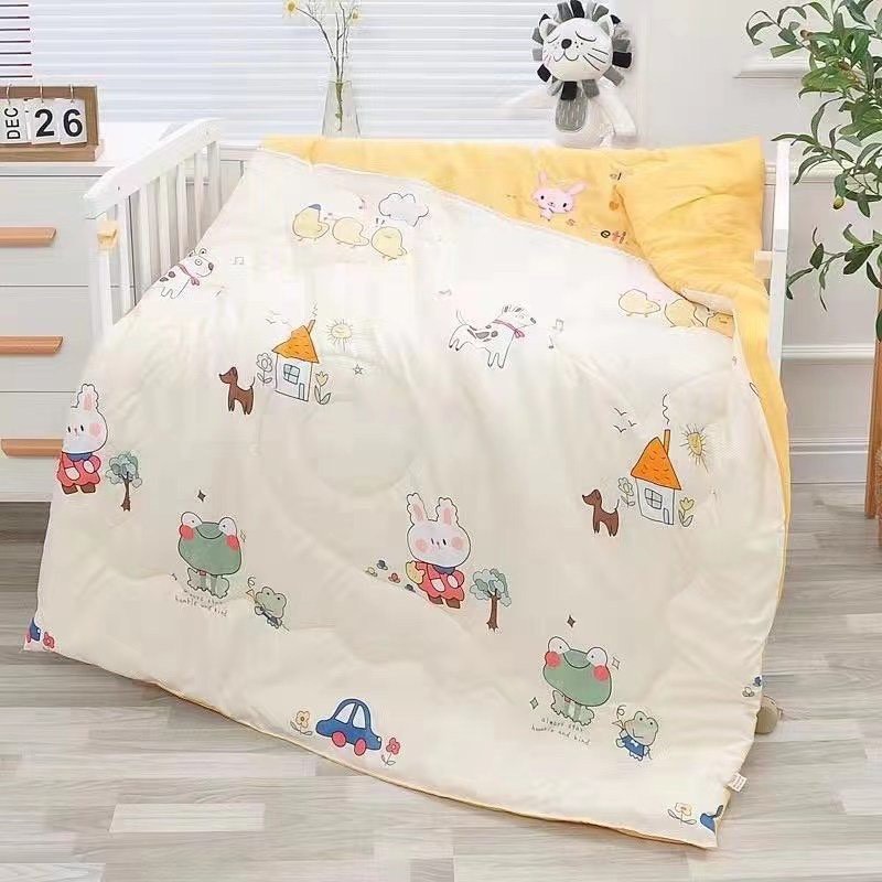 Chăn đắp bông dày mùa đông ấm áp cho bé