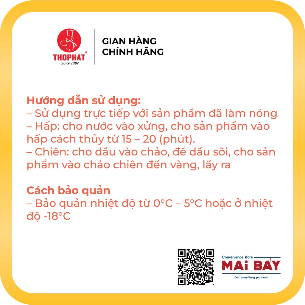 CHÍNH HÃNG Gói 4 bánh bao đặc biệt Thọ Phát Food
