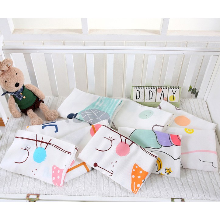 EMMAKIDS - Chăn lụa cho bé 4 mùa Siêu Mềm 110*110 cm