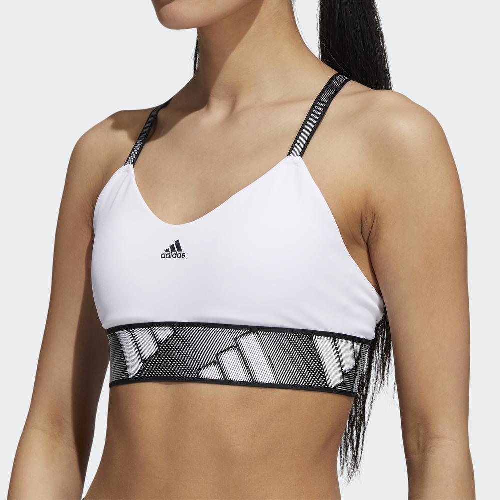 Áo Ngực Thể Thao adidas TRAINING Nữ Áo Bra Tập Luyện Light Support All Me Màu trắng GR8180