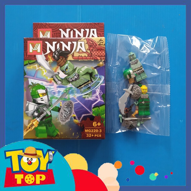 Combo 8 mẫu ( 16 mini ) lắp ráp ghép ninjago SS13 minifigures ninja chiến đấu cùng các ác nhân xếp hình MG220