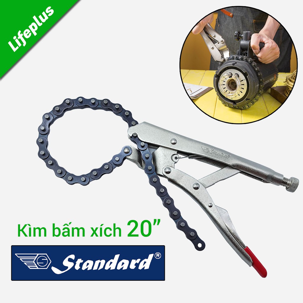 Kìm bấm xích - cờ lê xích Standard 20 inch