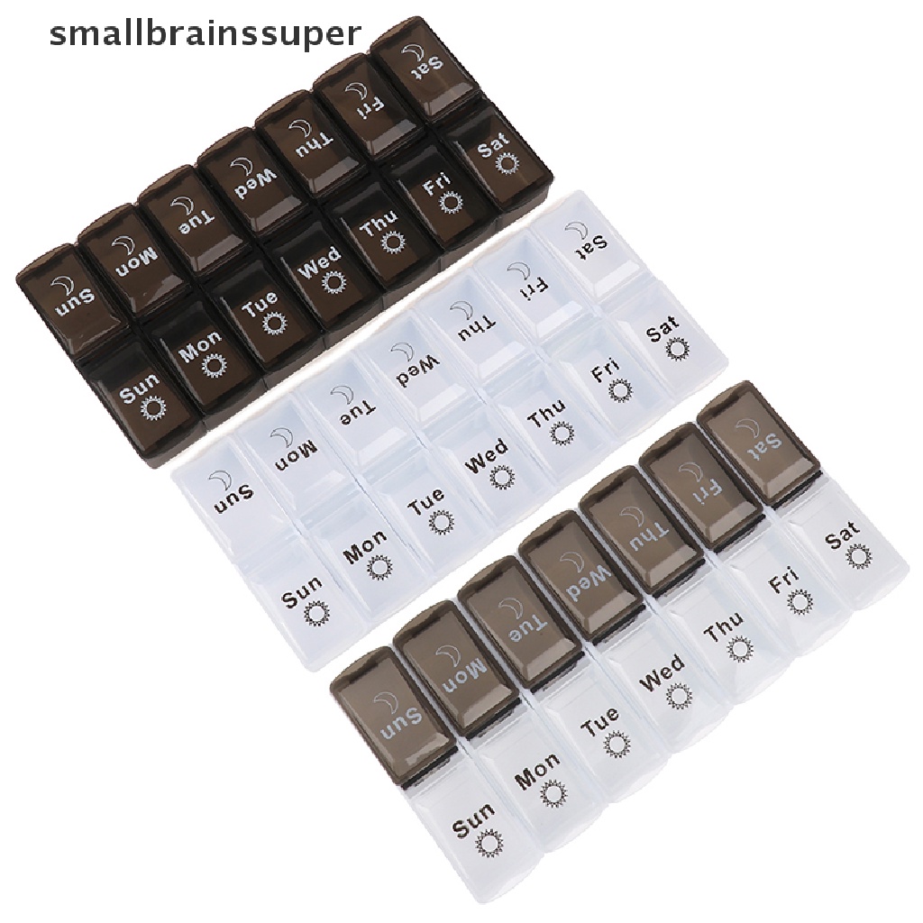 Hộp Đựng Thuốc 7 Ngày 14 Ngăn Tiện Lợi