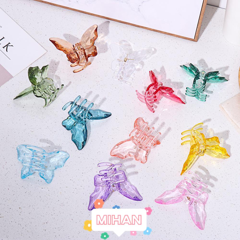 Kẹp Tóc Càng Cua Trong Suốt MIHAN1 Cho Nữ|Kẹp Tóc Hình Con Cua