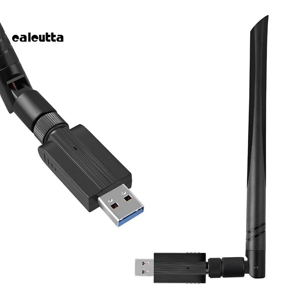 ✡YEL✡Portable 1200Mbps 2.4/5GHz Dual Band USB 3.0 Wireless Network Card WiFi Adapter