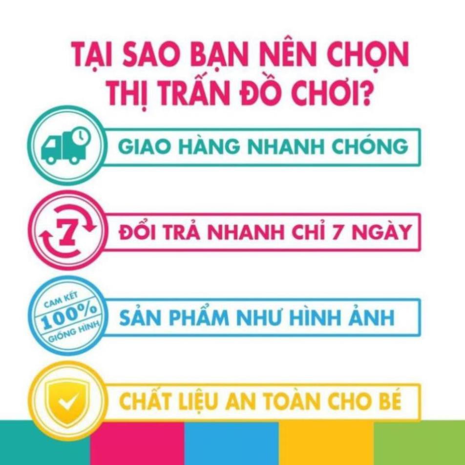 Đồ chơi xe đẩy cửa hàng bán kem có nhạc đèn cho bé trai, bé gái ltn56