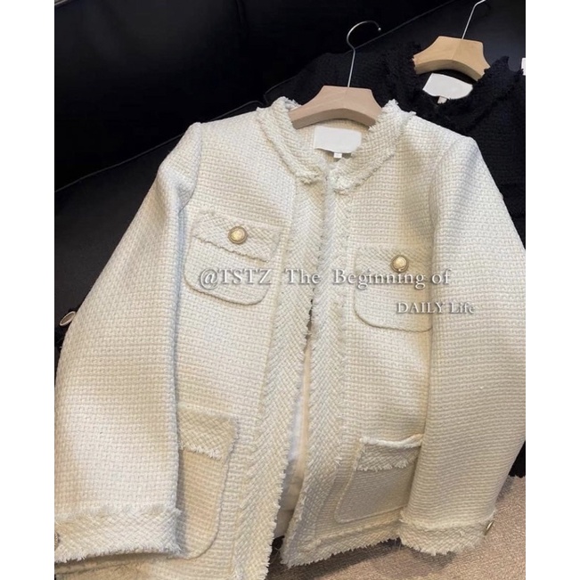 Áo dạ Tweed kiểu Hàn Quốc