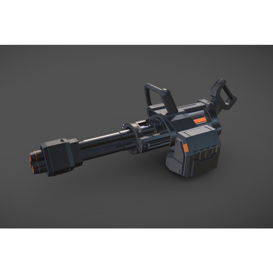 File in 3D mô hình Starcraft 2 Tychus Minigun