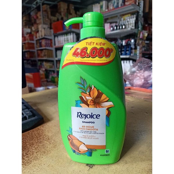 DẦU GỘI DẦU REJOICE SIÊU MỀM MƯỢT CHAI 900 ml