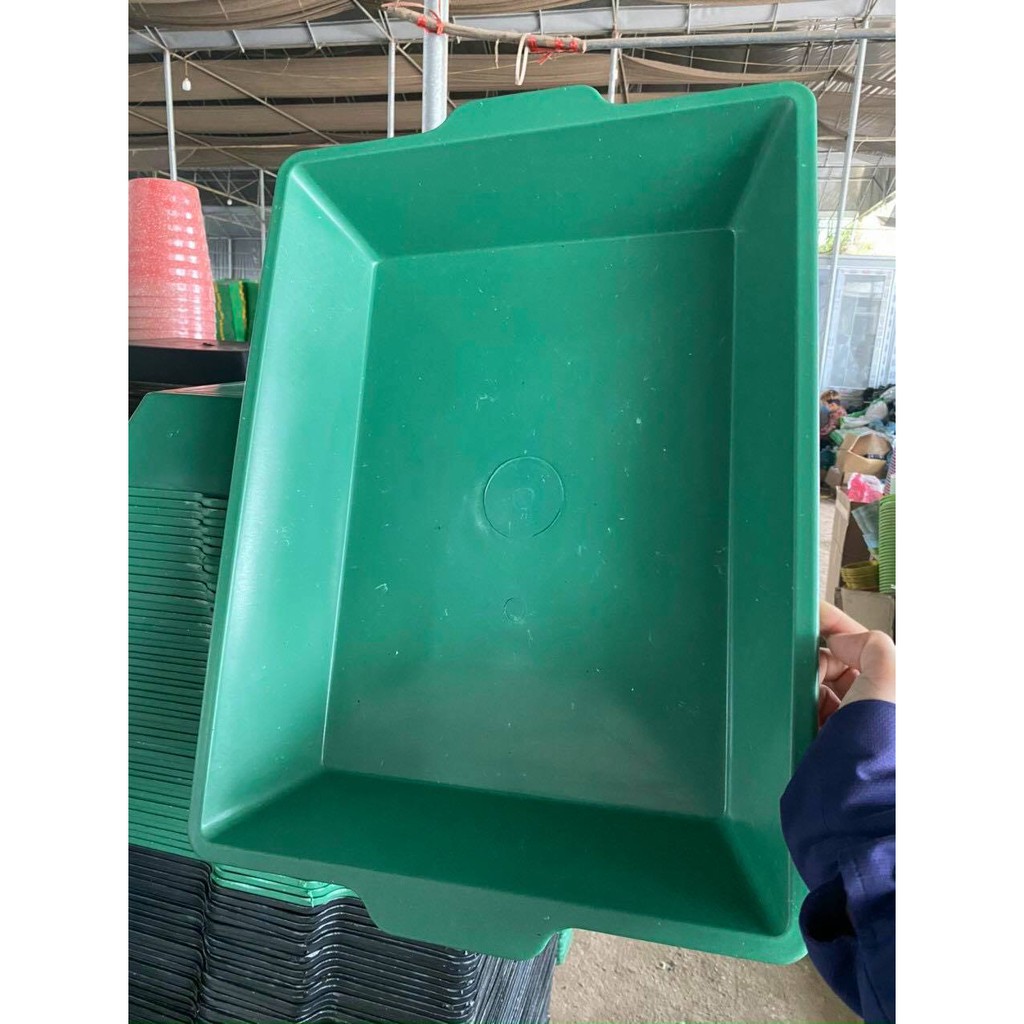 10 Khay Đựng Nước Làm Mát Cho Lan - Máng vữa - Máng Đựng Nước Kt 36x50 sâu 10cm
