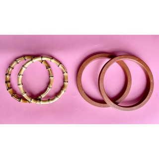 Quai túi gỗ làm túi handmade (1cặp)