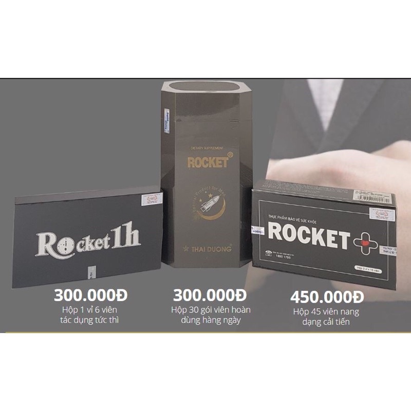 Rocket- Thực phẩm chức năng hỗ trợ nam giới