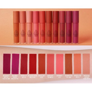 Son kem 3CE Velvet Lip Tint Best Ever màu Đỏ thuần