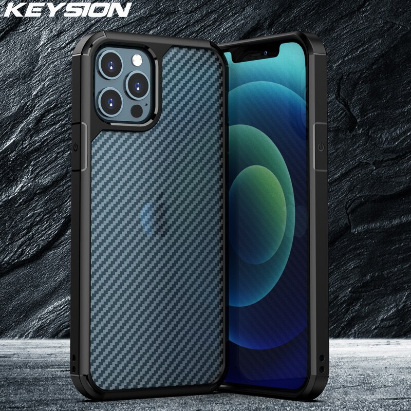 ốp điện thoại Sợi Carbon Chống Sốc Cho Iphone 12 Pro Max 12 Mini