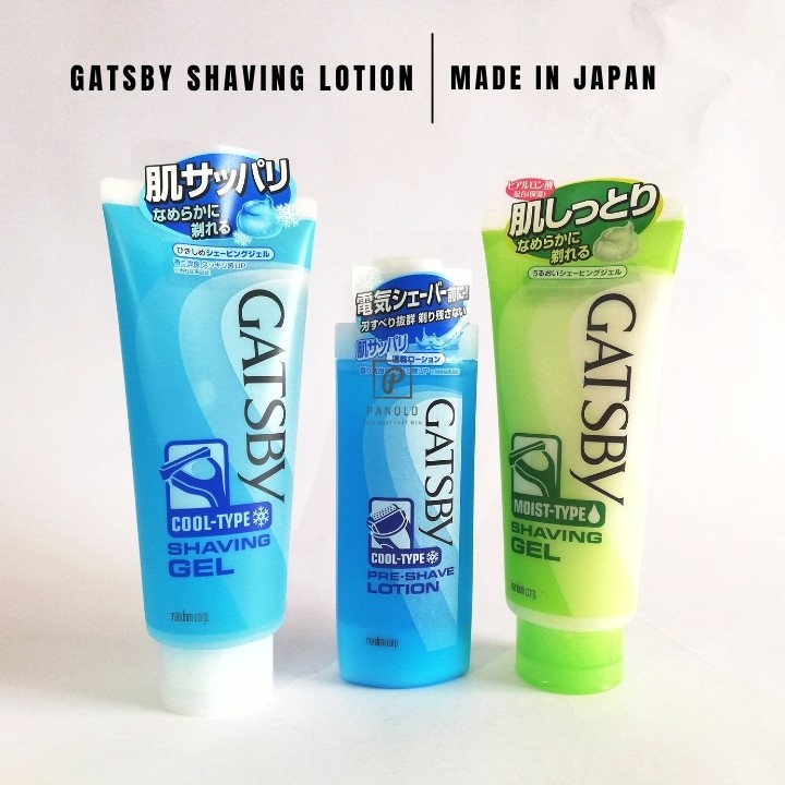 Cạo lông vùng kín dạng nước Gatsby Shave Lotion Cool Type 140ml, Cạo lông mày lông nách lông cơ thể