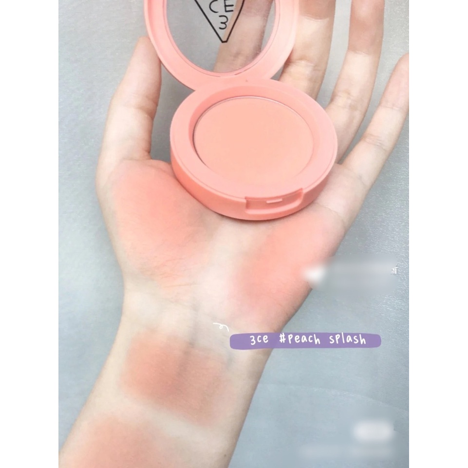 Phấn Má Hồng 3CE Mood Recipe Face Blush [Nude Peach- Mono Pink- Rose Beige- Full Off Charm-Kinda Shy] | BigBuy360 - bigbuy360.vn