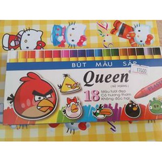 Bút sáp 18 màu Queen Angry Birds