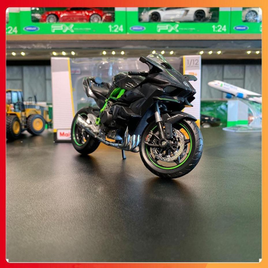 Siêu Hot Xe mô hình Kawasaki Ninja H2R tỉ lệ 1:12 Maisto chính hãng