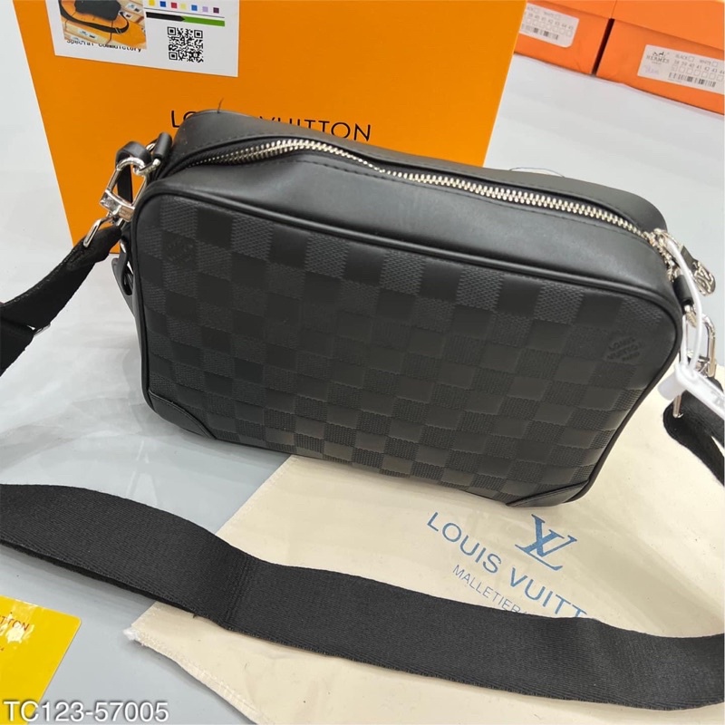 Túi Da Đeo Chéo L.V Full Box Thời Trang Sang Trọng Cho Nam Nữ