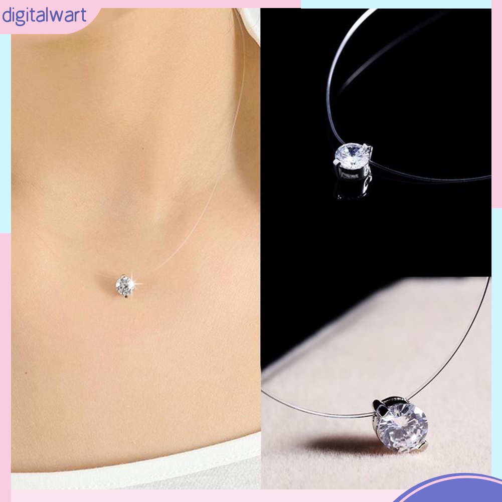 Dây Chuyền Mặt Tròn Đính Đá Thời Trang Cho Nữ