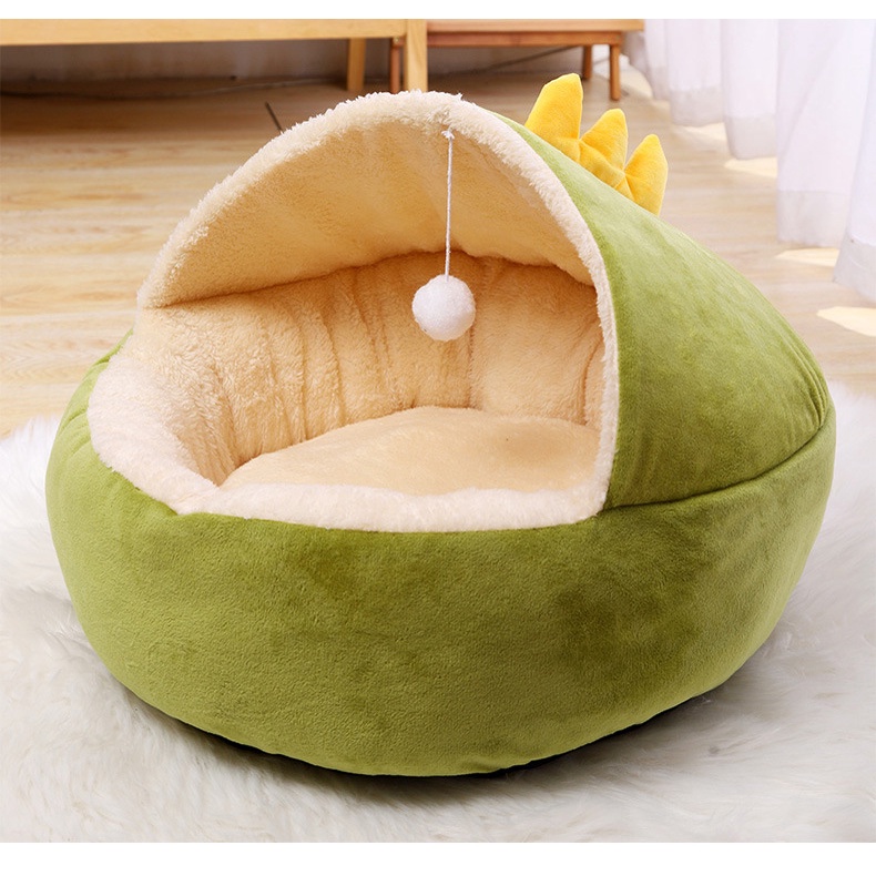 Đệm nằm cho chó mèo nhỏ hình khủng long dễ thương