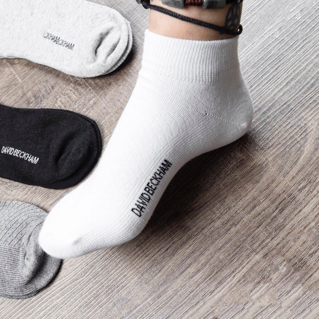 Tất Vớ HM David Beckham Cổ Ngắn - Tất Nam cao cấp hàng VNXK - Chất Cotton Chống Hôi Chân (1 đôi)