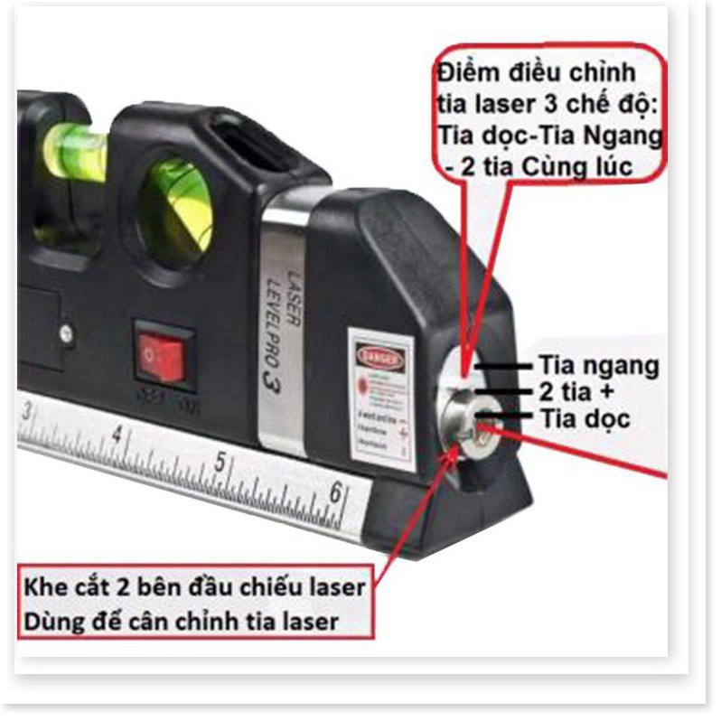 Thước Ni Vô Laser Đa Năng Levelpro3