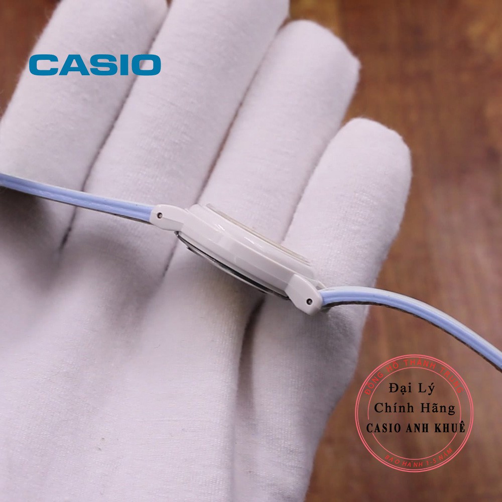 Đồng hồ nữ Casio LQ-139L-2BDF dây da mặt trắng nhỏ