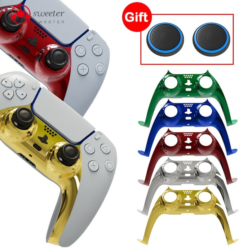 sweeter PS5 Wireless Handle Electroplating Decorative Board Game Handle Colorful Decorative Strip