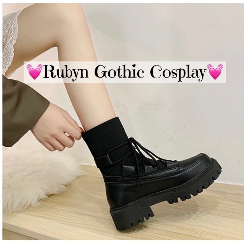 [Sẵn] 🔥 Giày Boots Chiến Binh cổ cao buộc dây cá tính mẫu mới 2021 ( Size 35 - 40 )