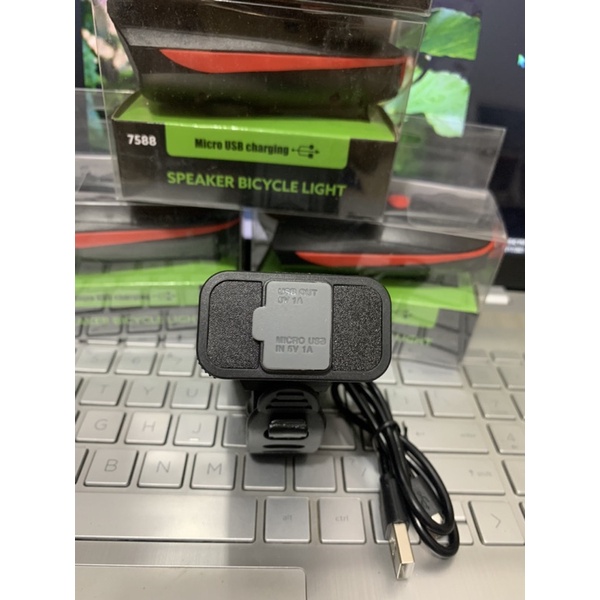 Đèn xe đạp siêu sáng 2 đèn nhiều tính năng. Bóng Led full chức năng sạc USB tiện dụng. Hàng chính hãng cao cấp.