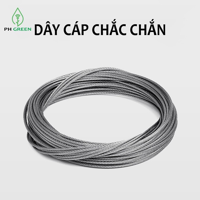 Dây phơi đồ thông minh rút gọn 4.2m,inox 304, tiện lợi, thẩm mỹ,phù hợp, an toàn cho gia đình